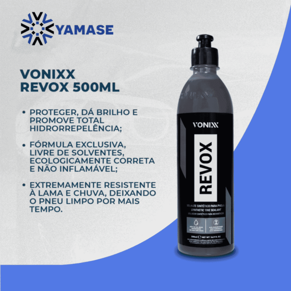 Revox Selante Para Pneus Pretinho 500ml